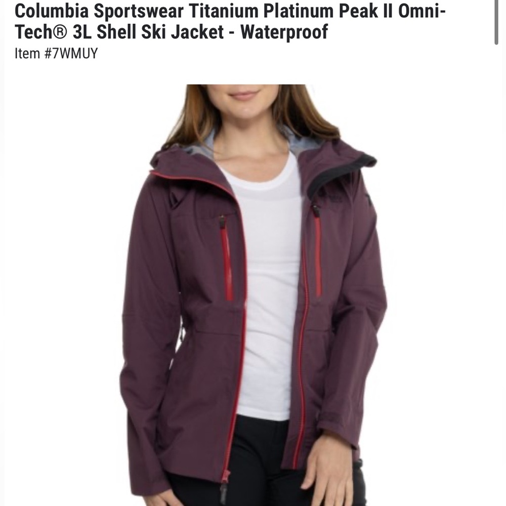 Women’s Columbia jacket .. EUC worn once ..
size medium